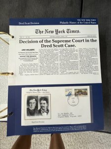 NY times Philatelic history of US panel: Dred Scott decision