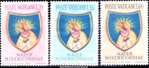 Vatican City Scott 189-191