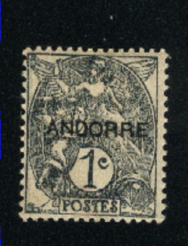 Andorra #1   Mint VF 1931 PD