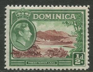 DOMINICA -Scott 97 - KGVI Definitive -1938 - MNH - Single 1/2p Stamp