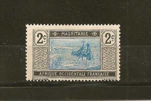 Mauritania SC#19 Crossing Desert Mint Hinged