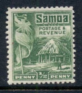 Samoa 1921 House & Flag 0.5d MLH