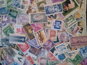 100 US  MNH Mint Unused Stamp Lot  Unsearched From 600,000 Hoard  ALL DIFFERENT!