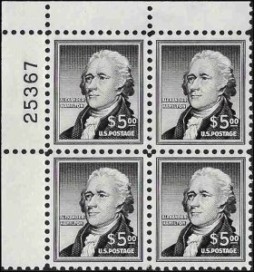 1053 Mint,OG,NH... Plate Block of 4... SCV $210.00... VF/XF