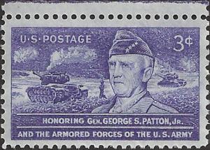 # 1026 MINT NEVER HINGED GENERAL PATTON
