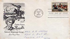 United States, First Day Cover, Art, Horses