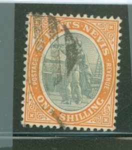 St. Kitts-Nevis #20 Used Single