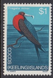 Cocos Islands 19 Great frigate bird mnh