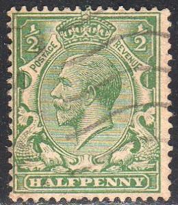 Great Britain 159 - Used - 1/2p George V (1912) (cv $1.10)