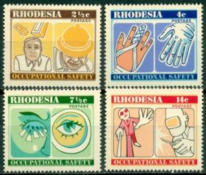 Rhodesia Scott #358-361 MNH Occupational Safety $$