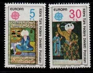 Northern Cyprus Sc 83-84 1980  Europa stamp set mint NH