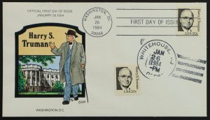U.S. Used Stamp Scott #1862 20c Truman Collins First Day Cover (FDC)