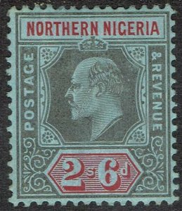 NORTHERN NIGERIA 1910 KEVII 2/6 