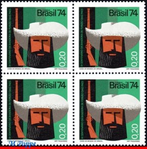 1354 BRAZIL 1974 FERNAO DIAS PAES,PIONEER, EXPLORERS MI# 1443 C-851, BLOCK MNH