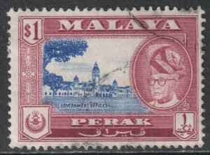 Malaya Perak Scott 135 - SG159, 1957 Pictorial $1 used