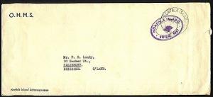 NORFOLK IS 1962 Official mail cover to Australia...........................94011