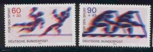 Germany B562-3 MNH Sports, Handball, Canoeing