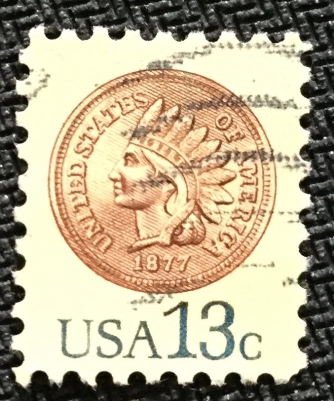 US #1734 Used Single Indian Head Penny SCV $.25