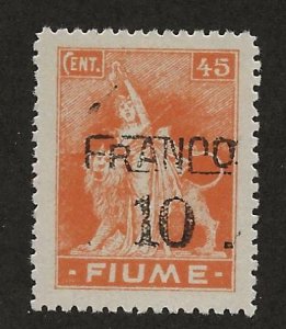 FIUME SC# 60  VF/MNG