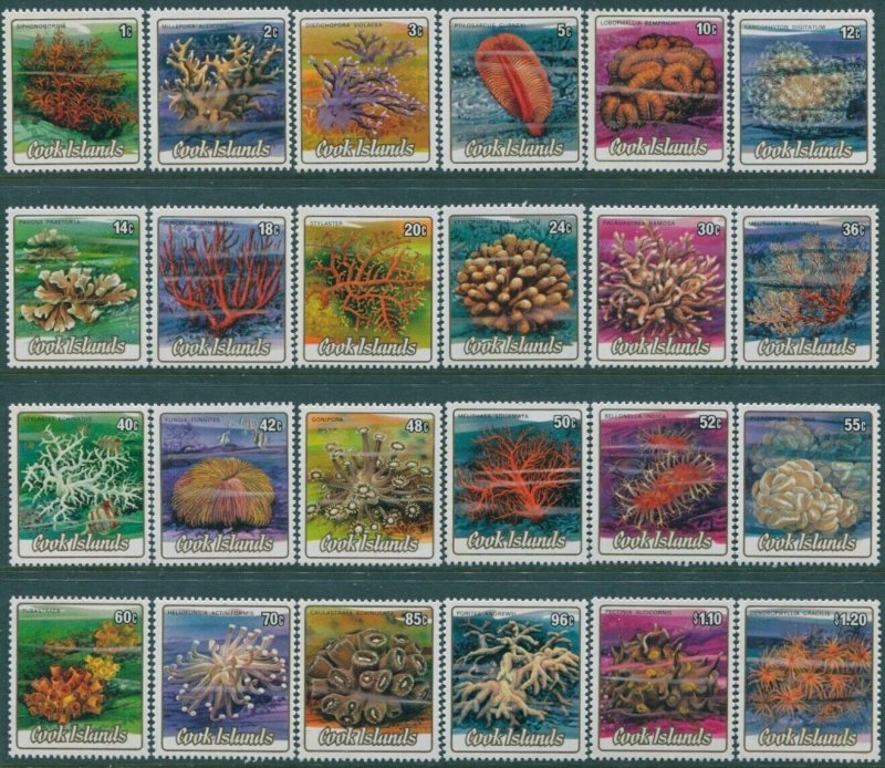 Cook Islands 1984 SG966-989 Corals (24) MNH