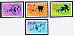 Tuvalu 1977 South Pacific Commision Anniv. Specimens MNH