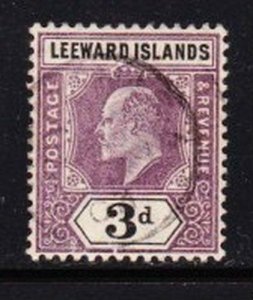 Album Treasures Leeward Islands Scott # 24 3p Edward VII VF Used CDS