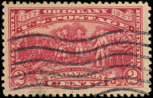 US Sc 644 VF USED - 1927 Saratoga Issue - Well centered - Sound, no faults