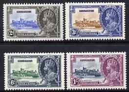Gibraltar 1935 KG5 Silver Jubilee set of 4 mounted mint S...