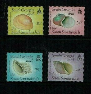 South Georgia: 1988, Sea Shells, MNH set