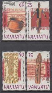 Vanuatu 668a-668d Singles MNH VF