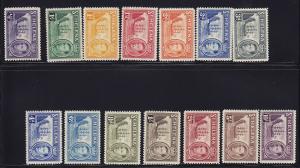 St Helena Scott # 118 - 127 set VF OG lightly hinged cv $ 101 ! see pic !