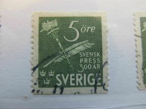 1945 Sweden Sverige Sweden 5o perf 121⁄2 fine green used A13P41F82-