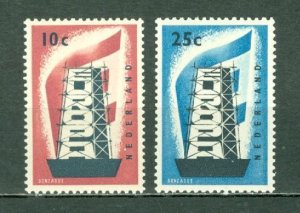 NETHERLANDS 1956 EUROPA #368-369...SET...MNH..$25.75