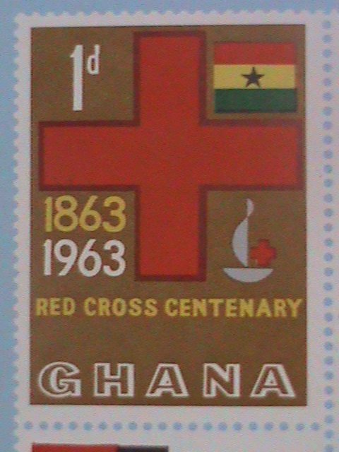 GHANA  STAMP:1963 - CENTENARY OF RED CROSS- STAMP MINT NH S/S SHEET