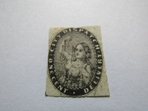 US Local Stamps 1860, Scott #41L1 Thin Wove Paper-LITHO. Black on White MH NG