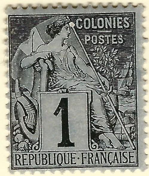 French Colonies (Scott #46) Fine Mint hr...Buy before prices go up again!