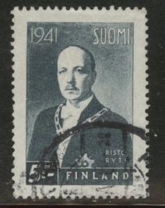 FINLAND SUOMI Scott 238 used 1941 President Ryti stamp