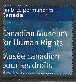 2014 Canada Sc 2771i - MNH VF - 1single - Canadian Museum for Human Rights