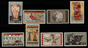 GREECE SG867/74 1961 MINOAN ART MNH