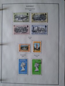 collection in album Great Britain Guernsey mostly used to 1999 CN: CV $320