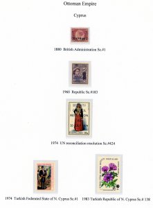 FIRST ISSUES OF THE WORLD GREECE COLLECTION ON PAGE SCV$ 163.35 AS SHOWN
