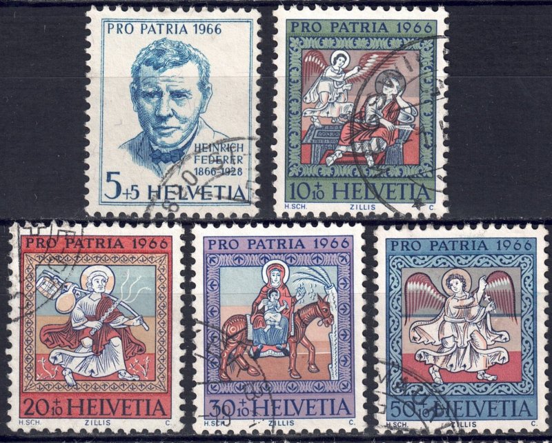 Switzerland #B355-9  CV $1.35