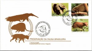 Brazil 1988 FDC - Preservation of Brazilian Fauna - F13349