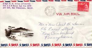 United States A.P.O.'s 8c Airliner Over Capitol 1963 Army-Air Force, Postal S...