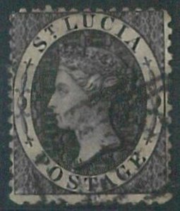 70626 -  ST LUCIA - STAMP : Stanley Gibbons #  5ax  - Very Fine USED