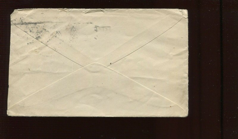 R164 BATTLESHIP REVENUE STAMP  ILLEGAL USE ON 1901 COVER (CV 90)