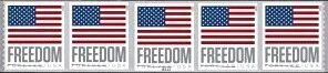 U.S.#5789 Flag & Freedom 63c FE PNC-5, MNH. 3K/10K Non-adjacent (BCA)