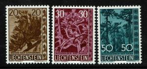 Liechtenstein SC# 353-355, Mint Never Hinged - S3035