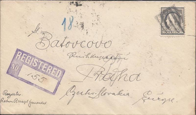 #514, Veseleyville ND, Registered Covers