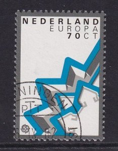 Netherlands  #646  cancelled  1982 Europa 70c fortification layouts